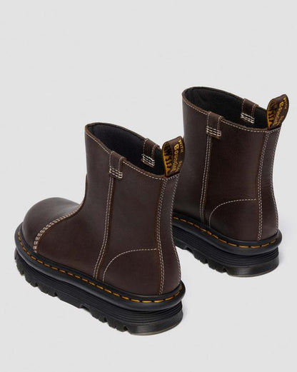Dr Martens Zebzag Rigger - Dark Brown