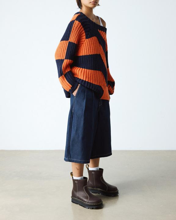 Dr Martens Zebzag Rigger - Dark Brown