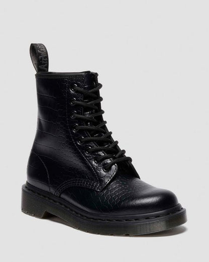 1460 Croco - Black - Womens