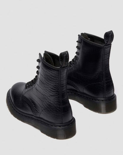 1460 Croco - Black - Womens