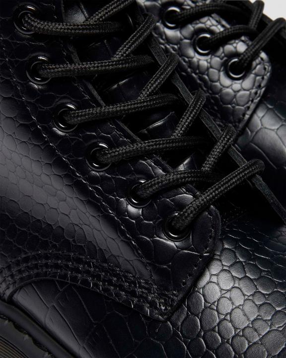 1460 Croco - Black - Womens