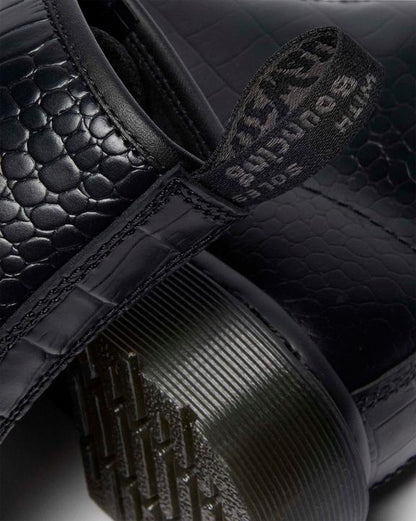 Dr Martens 1460 Croco - Black