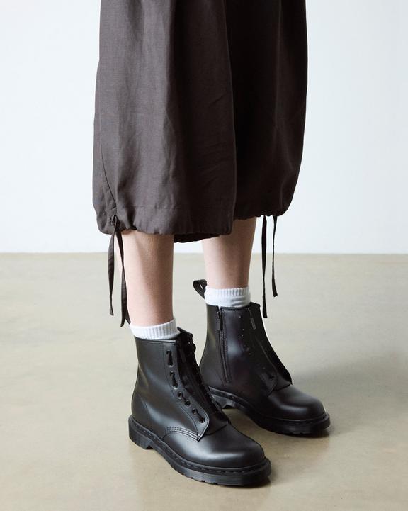 Dr. Martens 1460 Zip Mono Smooth Leather - Mens