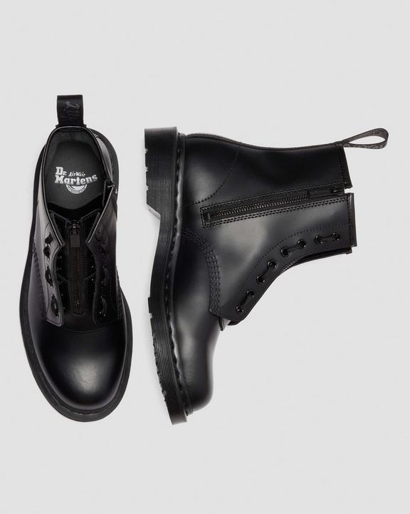Dr. Martens 1460 Zip Mono Smooth Leather - Mens