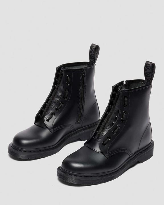 Dr. Martens 1460 Zip Mono Smooth Leather - Mens