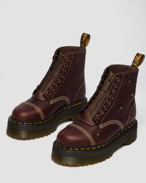 Dr Martens Sinclair Flower - Dark Brown