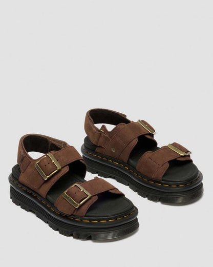 Dr Martens Zebzag Sandal - Sepia Brown