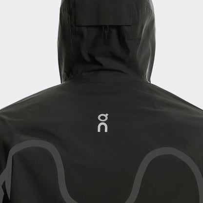 On Waterproof Jacket Ikon Black