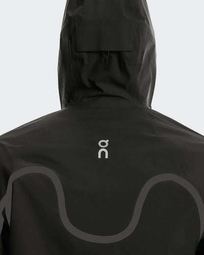 On Waterproof Jacket Ikon Black