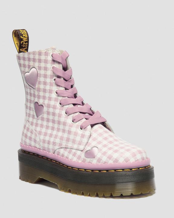 Dr Martens Jadon Heart - White+Dusty Rose