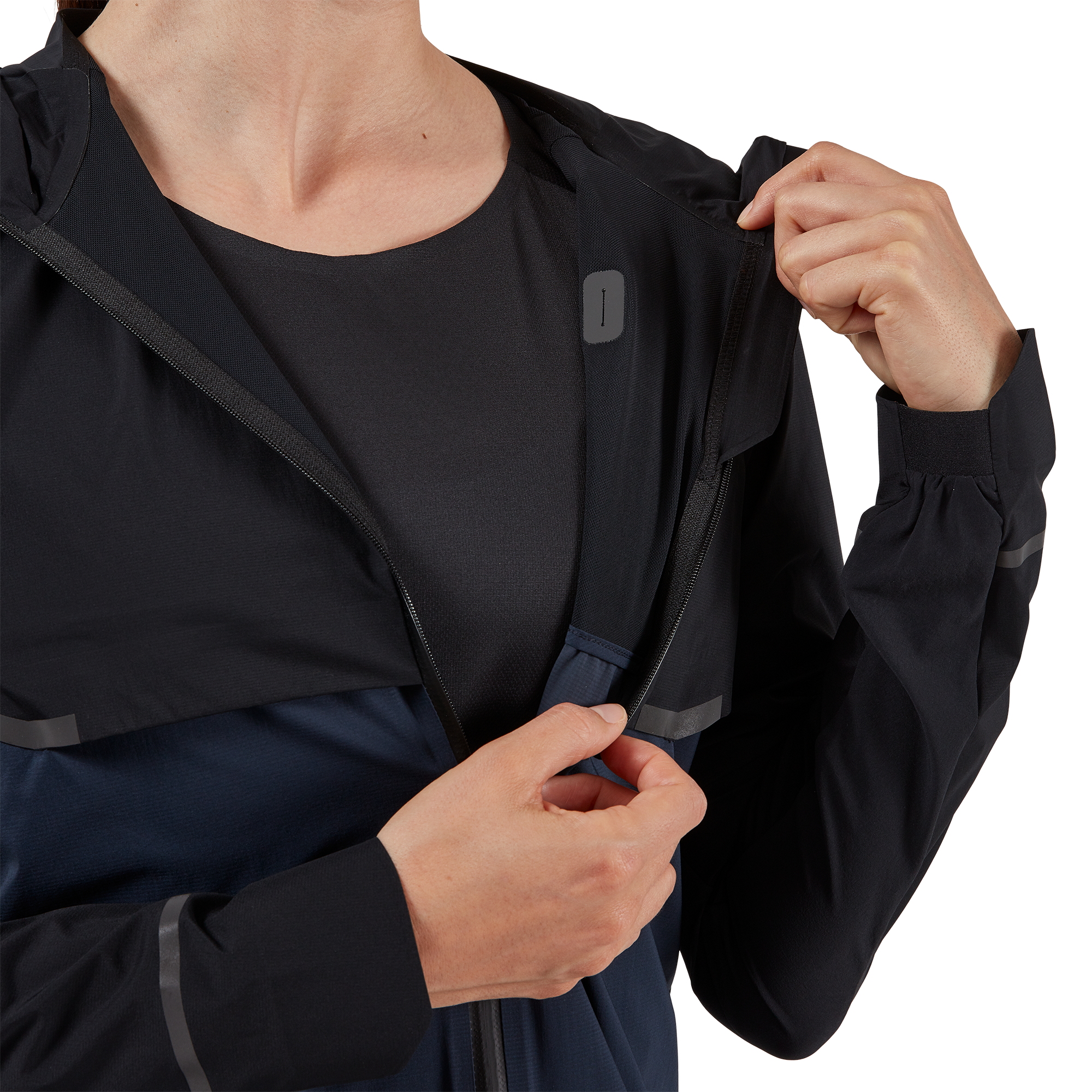 On Weather Jacket Black | Navy (Women'S)