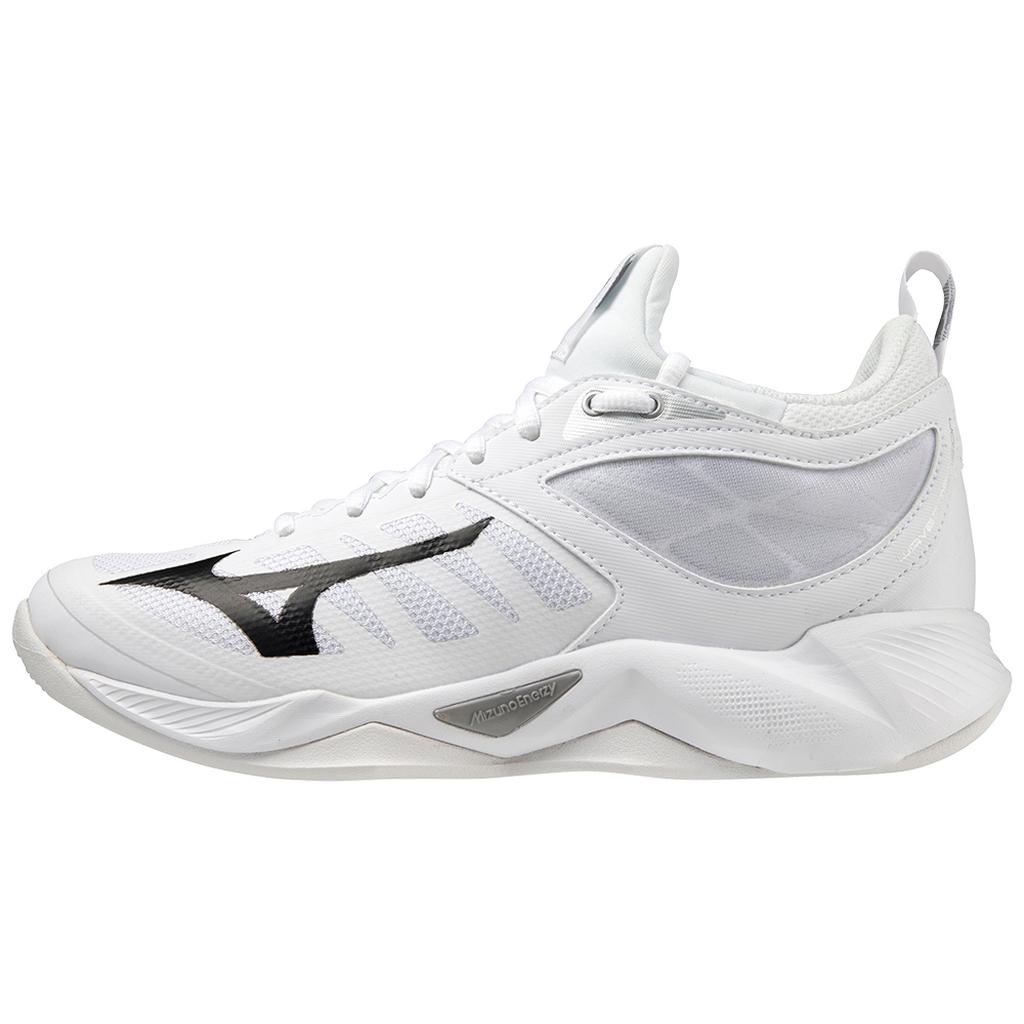 Mizuno Women's Wave Dimension Volleyball Shoe White Black