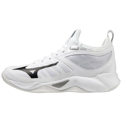 Mizuno Women's Wave Dimension Volleyball Shoe White Black