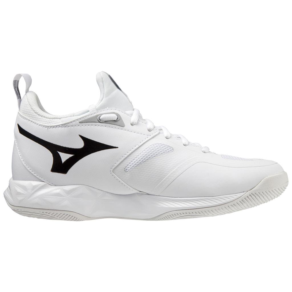 Mizuno Women's Wave Dimension Volleyball Shoe White Black