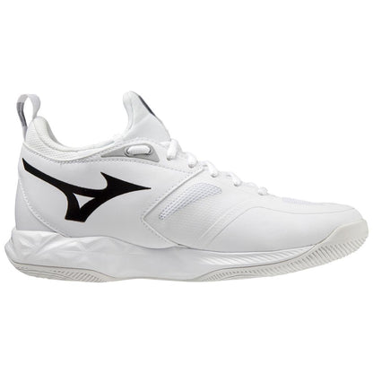 Mizuno Women's Wave Dimension Volleyball Shoe White Black