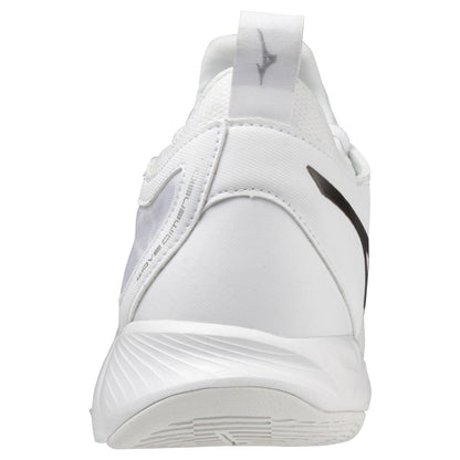Mizuno Women's Wave Dimension Volleyball Shoe White Black