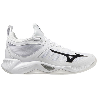 Mizuno Women's Wave Dimension Volleyball Shoe White Black