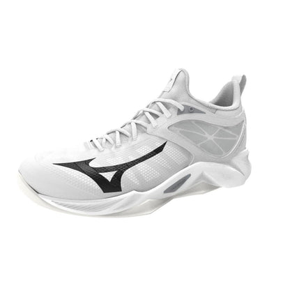 Mizuno Women's Wave Dimension Volleyball Shoe White Black