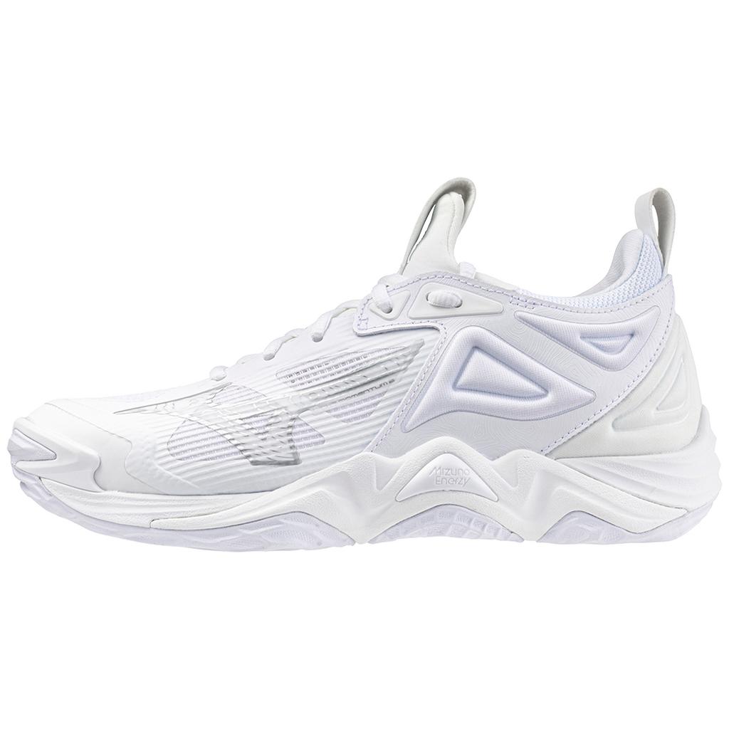 Mizuno Wave Momentum 3 Women's Volleyball Shoe White Silver