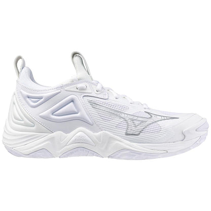Mizuno Wave Momentum 3 Women's Volleyball Shoe White Silver