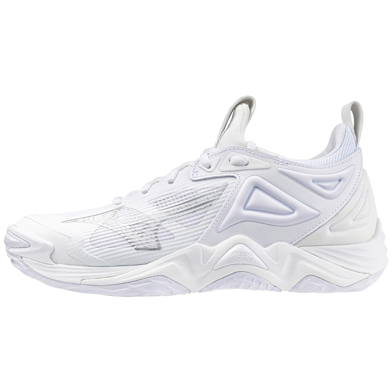 Mizuno Wave Momentum 3 Women's Volleyball Shoe Snow White Limeade