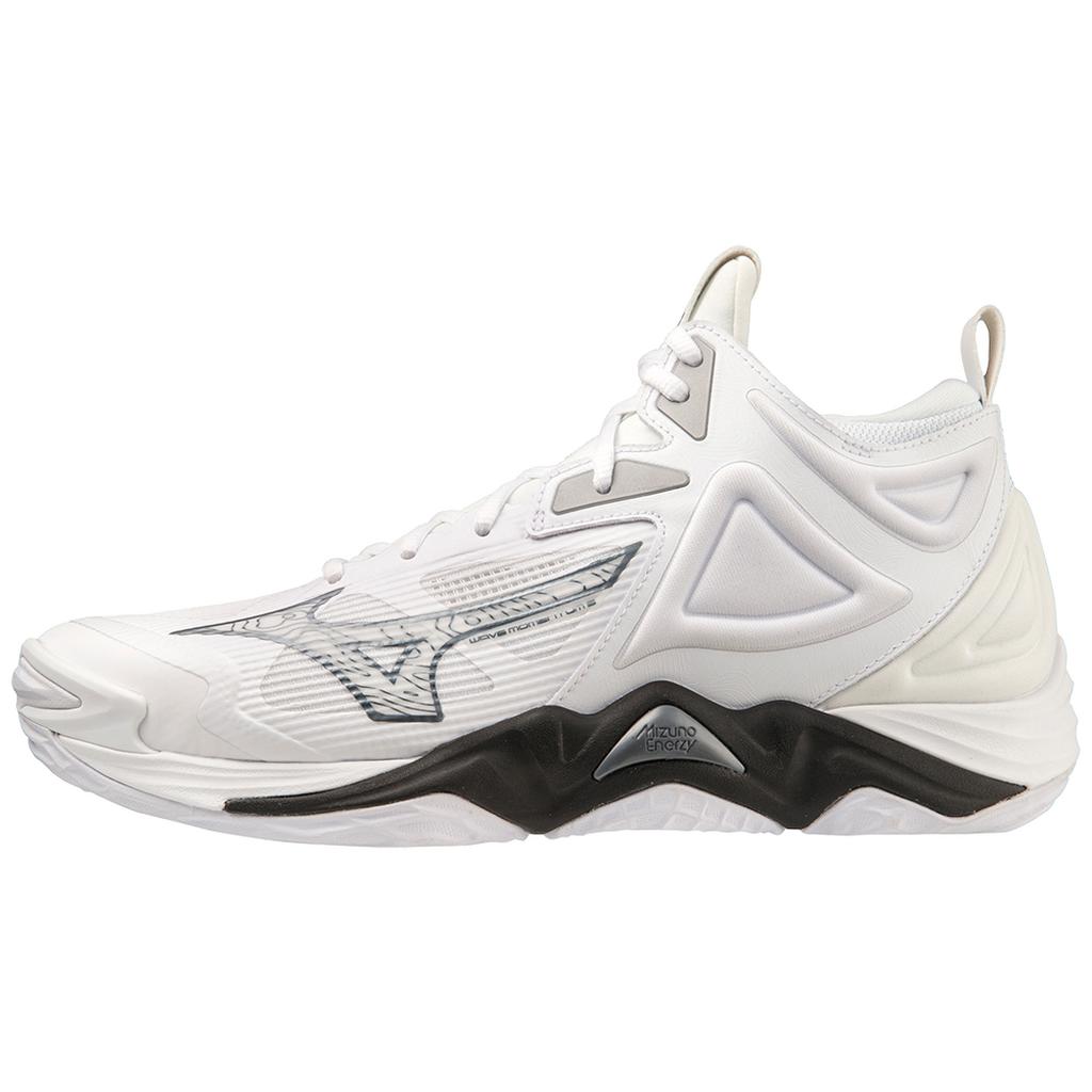 Mizuno Wave Momentum 3 Mid Unisex Volleyball Shoe White Black