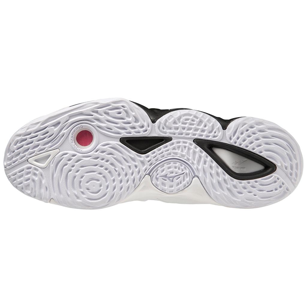 Mizuno Wave Momentum 3 Mid Unisex Volleyball Shoe White Black