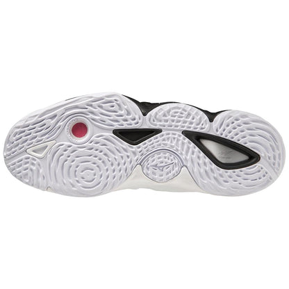Mizuno Wave Momentum 3 Mid Unisex Volleyball Shoe White Black