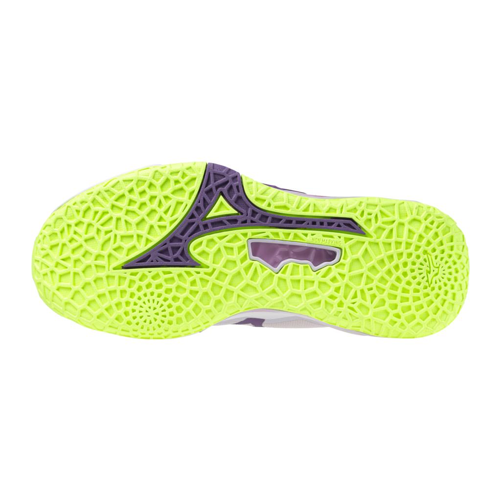 Mizuno Wave Stealth Neo 2 Unisex Volleyball Shoe White Lavender