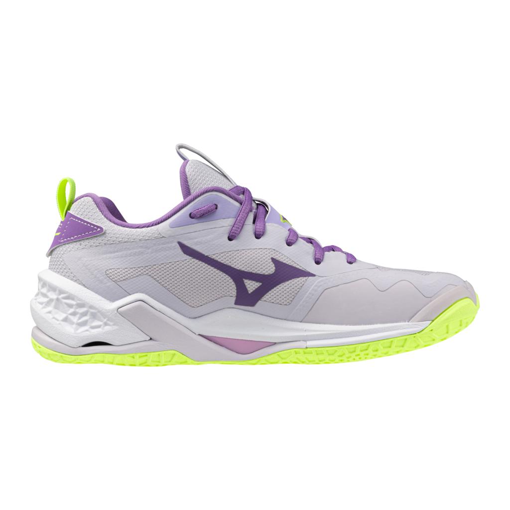 Mizuno Wave Stealth Neo 2 Unisex Volleyball Shoe White Lavender