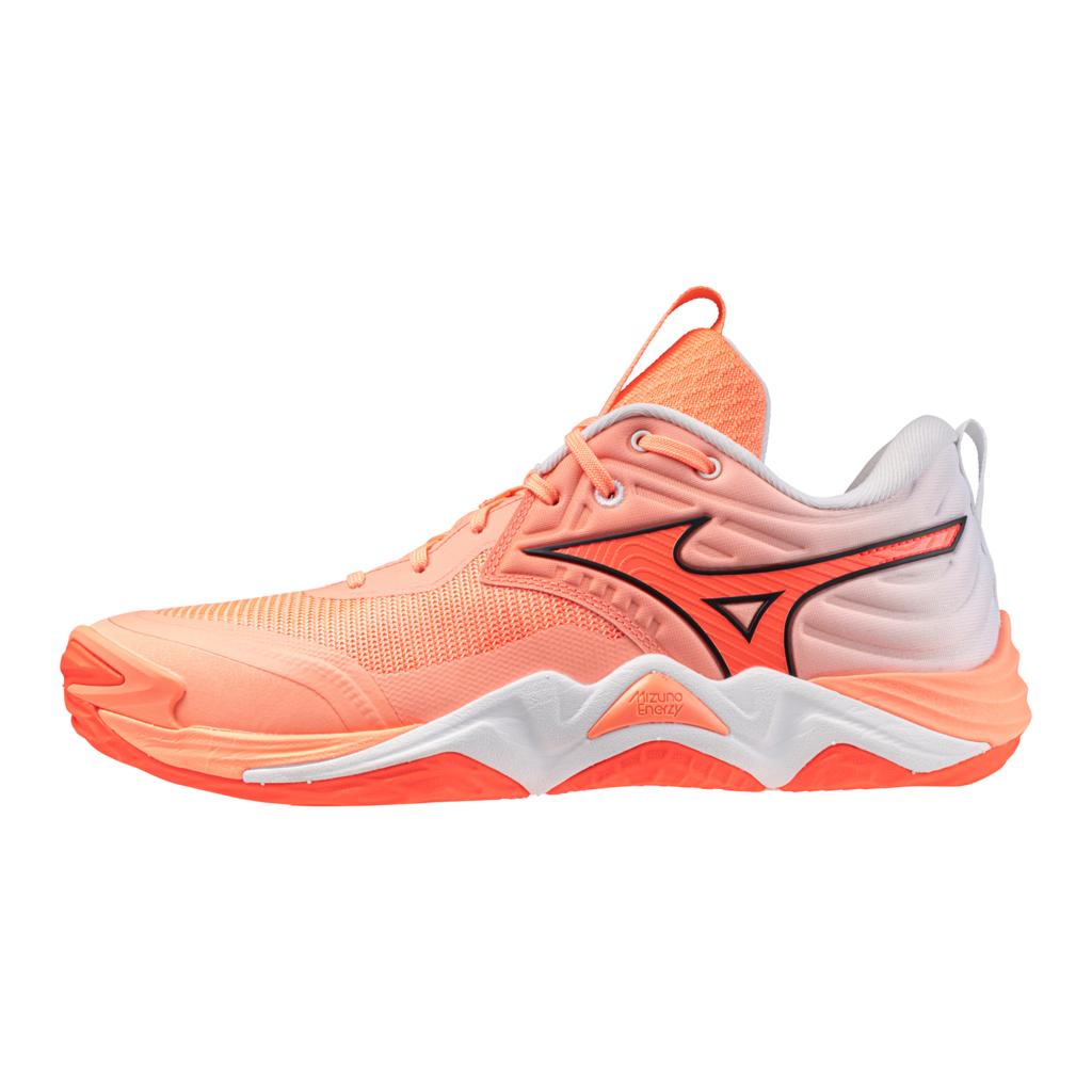Mizuno Wave Momentum Elite Unisex Volleyball Shoe Coral Lava Orange