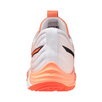 Mizuno Wave Momentum Elite Unisex Volleyball Shoe Coral Lava Orange
