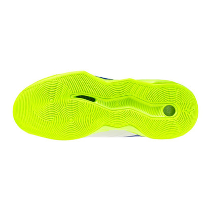 Mizuno Women's Wave Momentum Pro Volleyball Shoe White Lightning Yellow