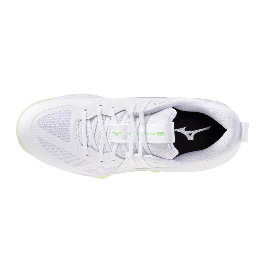 Mizuno Women's Wave Momentum Pro Volleyball Shoe White Ambrosia