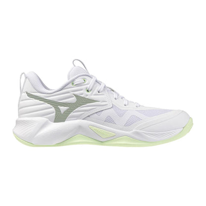 Mizuno Women's Wave Momentum Pro Volleyball Shoe White Ambrosia