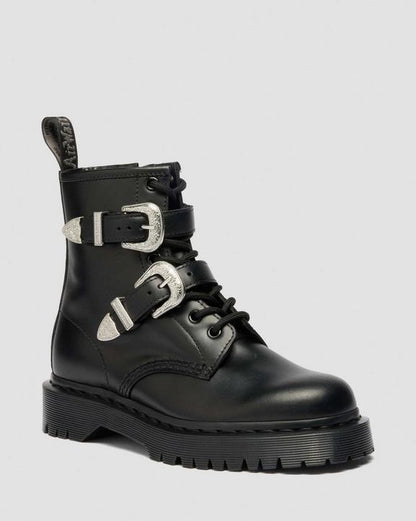 Dr Martens 1460 Western Buckle - Black Atlas