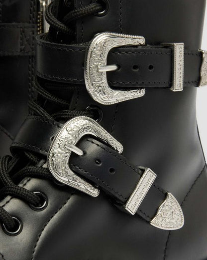Dr Martens 1460 Western Buckle - Black Atlas
