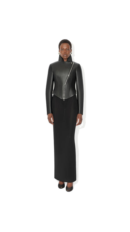 Alaïa Lambskin Biker Jacket