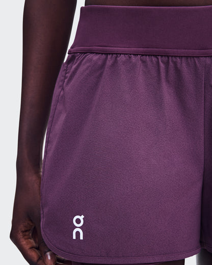 On 3" Court Shorts 2-In-1 Cassis (Women'S)