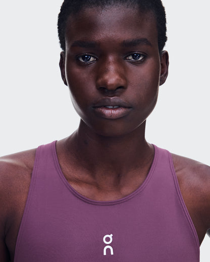 On Court Crop Top Cassis (Women'S)