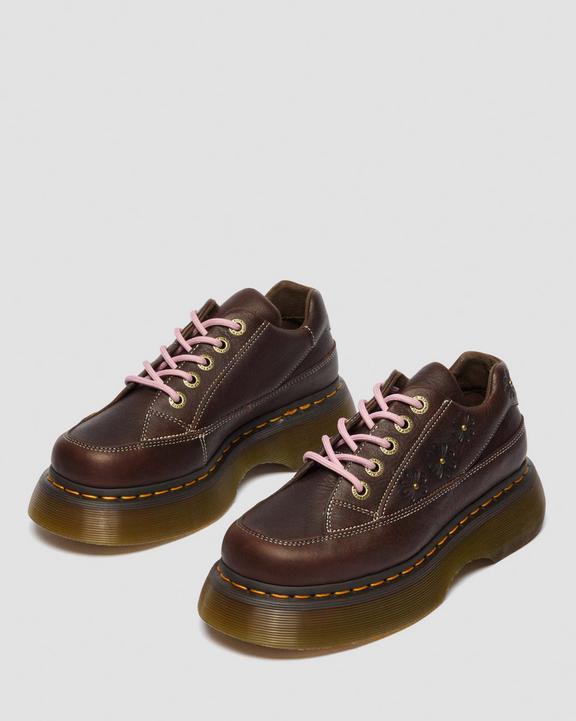 Dr Martens Buzz 5-Eye Flower - Dark Brown