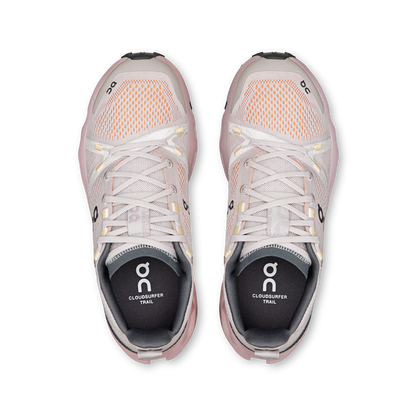 on running cloudsurfer trail silver mauve (women's)