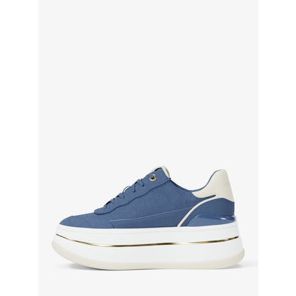 Michael Kors Hayes Crocodile Embossed Suede Platform Sneaker