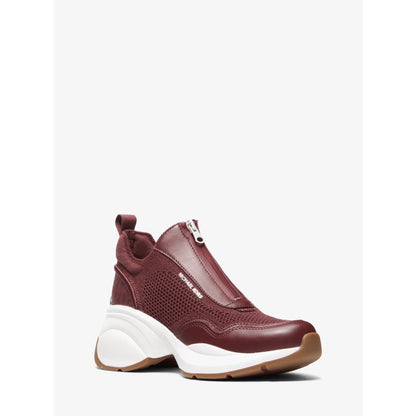 Michael Kors Zuma Mixed-Media Trainer