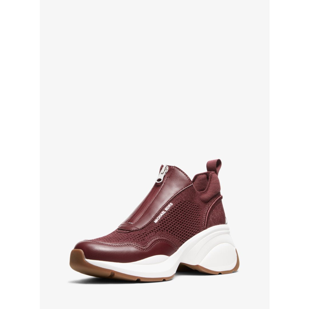 Michael Kors Zuma Mixed-Media Trainer