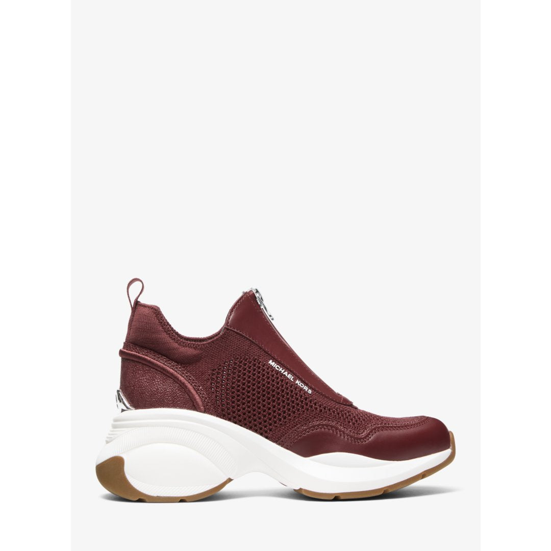 Michael Kors Zuma Mixed-Media Trainer