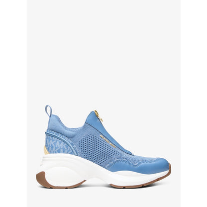 Michael Kors Zuma Mixed-Media Trainer