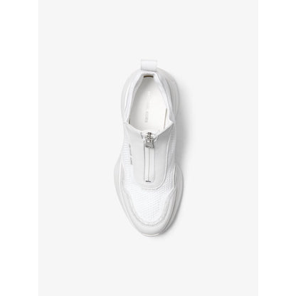 Michael Kors Zuma Mixed-Media Trainer