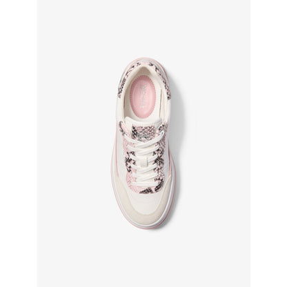 Michael Kors Hayes Leather Platform Sneaker