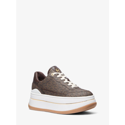 Michael Kors Hayes Signature Logo Platform Sneaker